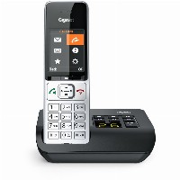 GIGASET COMFORT 500A silber / schwarz 5.8 cm 2.2 Zoll TFT Farbdisplay Anrufbeantworter Freisprechen Telefonbuch Headset Anschluss