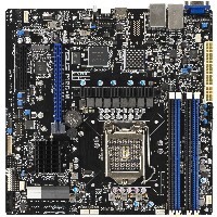 ASUS P12R-M microATX 1x LGA 1200 DDR4 2x1G