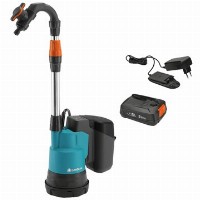 Gardena Akku-Regenfasspumpe 2000/2 18V P4A Ready-To-Use Set