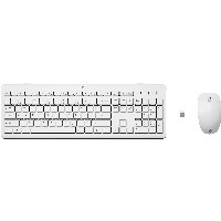 HP Tastatur+Maus 230 Kabellos Weiß Deutsch