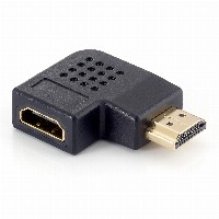 Equip HDMI Adapter A-B St/Bu 90 Grad gewinkelt sw Polybeutel