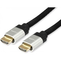 Equip HDMI UHS E.Gewebe 2.1 A-A St/St 3.0m 8K60Hz HDR sw