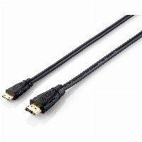 Equip HDMI HS Ethernet 1.4 A-C St/St 2.0m 4K30Hz HDR sw Polybeutel