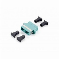 Equip LWL Verbinder SC Multimode Duplex OM3 12 Stk