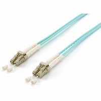 Equip LWL Patchkabel LC->LC 30.00m Multimode Duplex OM3 turq Polybeutel