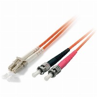 Equip LWL Patchkabel LC->ST 2.00m Singlemode Duplex OS2 ge Polybeutel