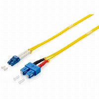 Equip LWL Patchkabel LC->SC 10.00m Singlemode Duplex OS2 ge Polybeutel