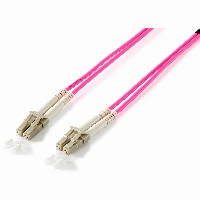 Equip LWL Patchkabel LC->LC 1.00m Multimode Duplex OM4 vio Polybeutel