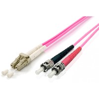 Equip LWL Patchkabel LC->ST 0.50m Multimode Duplex OM4 vi Polybeutel