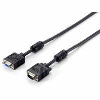 Equip VGA Kabel Verl. HD15 St/Bu 8.00m 1280x 960/60Hz sw Polybeutel