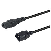 Equip Netzkabel Anschl. C14 -> C15 3.00m schwarz
