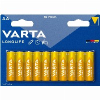 Batterie AA (LR6) 1.5V *Varta* Longlife - 10-Pack