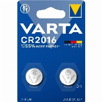 Batterie Knopfzelle CR2016 *Varta* 2-Pack