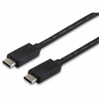 Equip Kabel USB-C 2.0 -> C St/St 1.00m 3A 480Mbps sw Polybeutel