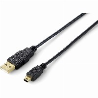 Equip Kabel USB-A 2.0 -> mini B St/St 3.00m schwarz Blister