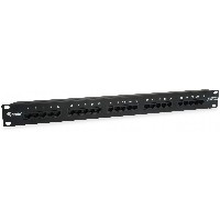 Equip Patchpanel 25x RJ45 Cat3 19″ UTP 1HE ISDN schwarz