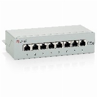 Equip Patchpanel 8x RJ45 Cat5e FTP Desktop hellgrau