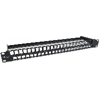 Equip Patchpanel 48x Cat6 19″ UTP 1HE Keystone Montage sw