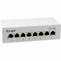 Equip Patchpanel 8x RJ45 Cat6A FTP 1HE Keystone Montage gr