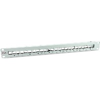 Equip Patchpanel 24x Cat6A 19″ FTP 1HE Keystone Montage ws