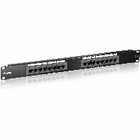 Equip Patchpanel 16x RJ45 Cat5e 19″ UTP 1HE schwarz