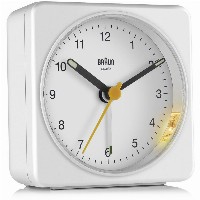 Braun BC 03 W Quarzwecker analog wei