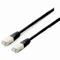 Equip Patchkabel Cat6A S/FTP 2xRJ45 1.00m sw Plat.LSZH Polybeutel