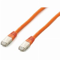 Equip Patchkabel Cat6A S/FTP 2xRJ45 0.50m orange Plat.LSZH Polybeutel