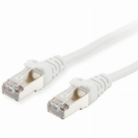 Equip Patchkabel Cat6A S/FTP 2xRJ45 0.25m weiß LSZH Polybeutel