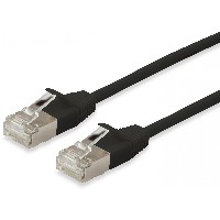 Equip Patchkabel Cat6A F/FTP 2xRJ45 10.00m sw Slim LSZH Polybeutel