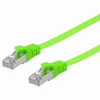 Equip Patchkabel Cat6A U/FTP 2xRJ45 0.50m grün Flach LSZH Polybeutel
