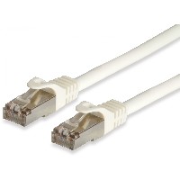 Equip Patchkabel Cat6A S/FTP 2xRJ45 1.00m weiß Cat7ProLSZH Polybeutel