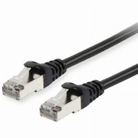 Equip Patchkabel Cat6 S/FTP 2xRJ45 0.25m schwarz LSZH Polybeutel