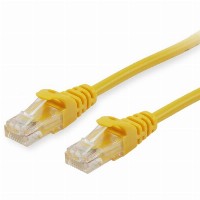 Equip Patchkabel Cat6A U/UTP 2xRJ45 1.50m gelb LSZH Polybeutel