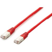 Equip Patchkabel Cat6A S/FTP 2xRJ45 0.50m rot Plat.LSZH Polybeutel