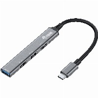 Equip USB-Hub 4-Port 3.0/C->1x3.0 3x2.0 5Gbps o.Netzteil gr