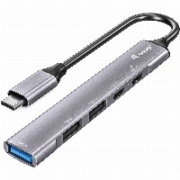 Equip Dock USB-C->1xUSB-C.1xUSB3.0.2xUSB2.0.100WPD 15cm si