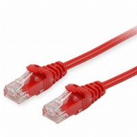 Equip Patchkabel Cat6 U/UTP 2xRJ45 0.15m rot Polybeutel