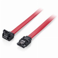 Equip Flachkabel SATA 6Gbps 1.00m 1x unten gewinkelt Polybeutel