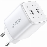 UGREEN Nexode 45W Dual USB-C PD Charger (25W+20W) white