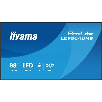 IIYAMA 247.7cm(97.5″) LE9864UHS-B1AG 16:9 2xHDMI+USB-C (Speditionsversand)