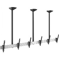 Equip Deckenhalterung 45″-50″/3TFT je 50kg 1Gelenk neig. sw lite Retail (Speditionsversand)