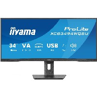 IIYAMA 86.7cm (34″) XCB3494WQSU-B1 21:9 2xHDMI+DP+USB Curv
