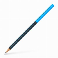 FABER-CASTELL Bleistift Grip 2001 Two Tone sw/blau 12er