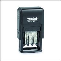 trodat Datumstempel Printy DE schw + Kissen schw 4810