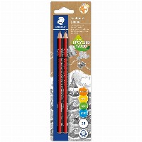 STAEDTLER Bleistift Tradition Jumbo 2B Dreikantform 2Stk. retail