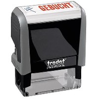 WEDO Stempel Office Printy 4912. Modell 4.0. Text Gebucht