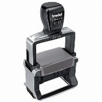 WEDO Stempel Datum m. Wortband Trodat 5117 Prof. Edelstahl