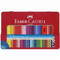 FABER-CASTELL Buntstift Colour Grip 48er-Metalletui