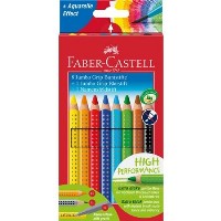 FABER-CASTELL Buntstift Jumbo Grip Promotionetui 8+1+1